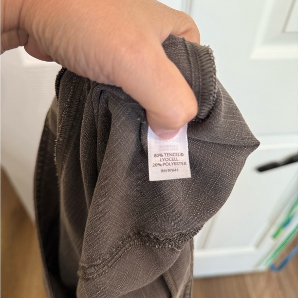 J. Jill Grey Brown Denim Maxi Skirt Size 12 Tencel Long Flowy Modest Boho - Picture 7 of 7